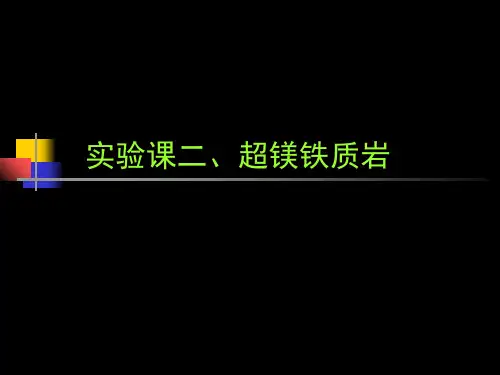 岩浆岩-岩浆岩实习课1二