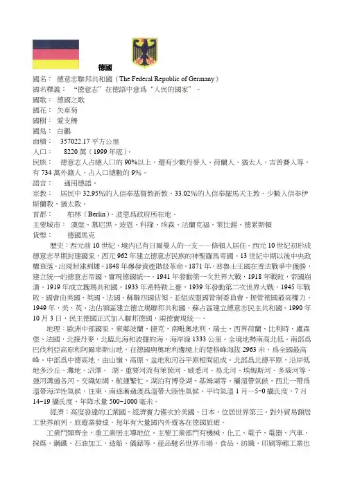 德国简介