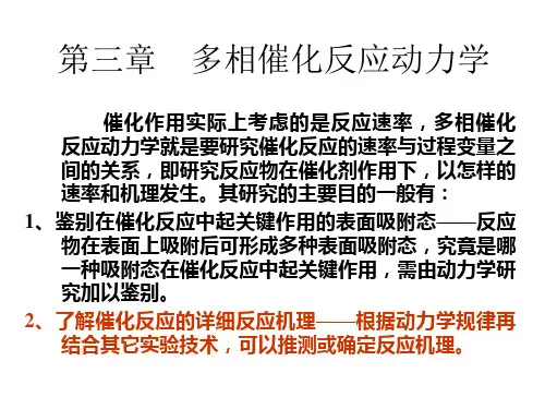 第三章 催化作用导论