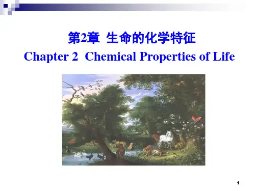 第2章生命的化学特征