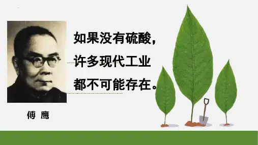 化学人教版必修第二册5.1.2硫酸PPT课件