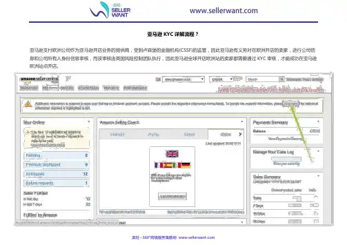 亚马逊欧洲站KYC审核资料详解流程？