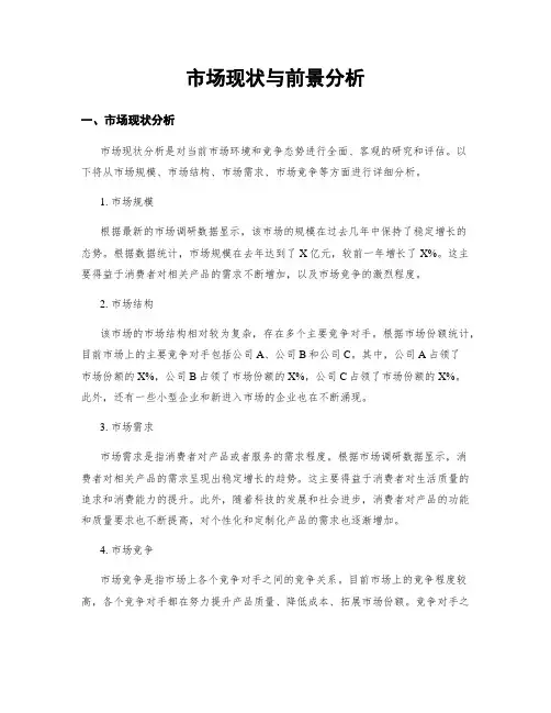 市场现状与前景分析