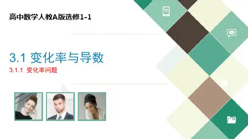 人教版高中数学选修1-1《3.1.1变化率问题》