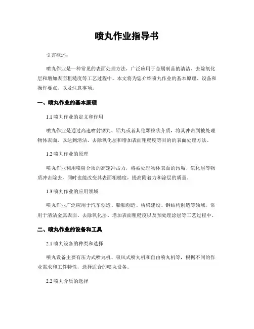 喷丸作业指导书
