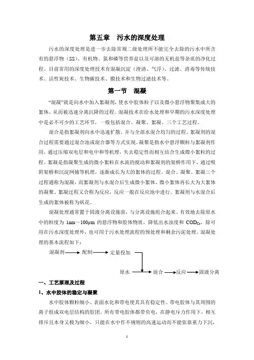 5第五章  污水的深度处理