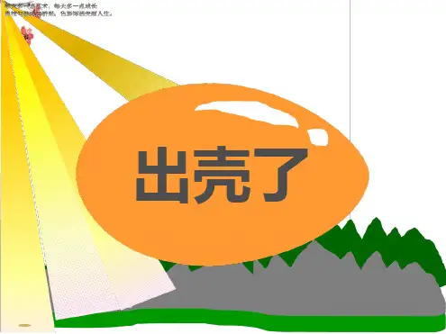一年级下册美术教学课件出壳了课件2人美版