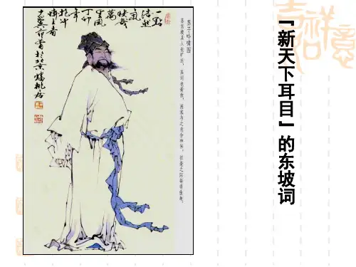 苏轼词(”新天下耳目”的东坡词)