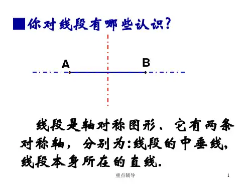 线段角的轴对称性重要知识