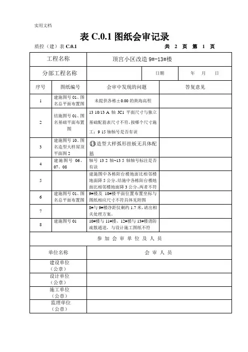 图纸会审记录表_2