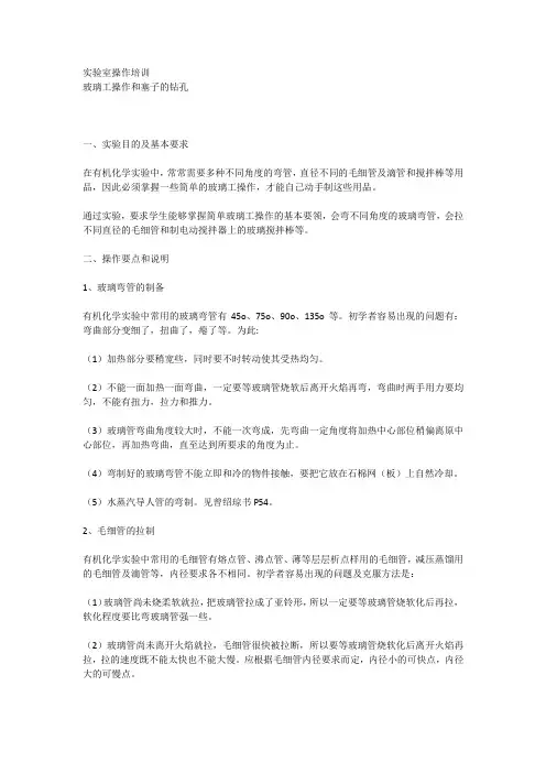 实验室操作培训