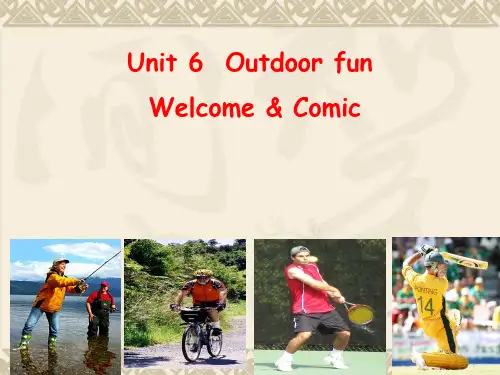 开心版(广东开心学英语)三年级下册Unit 6 Outdoor fun 教学课件