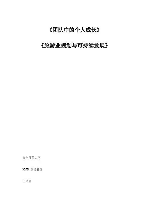 《团队中的个人成长》