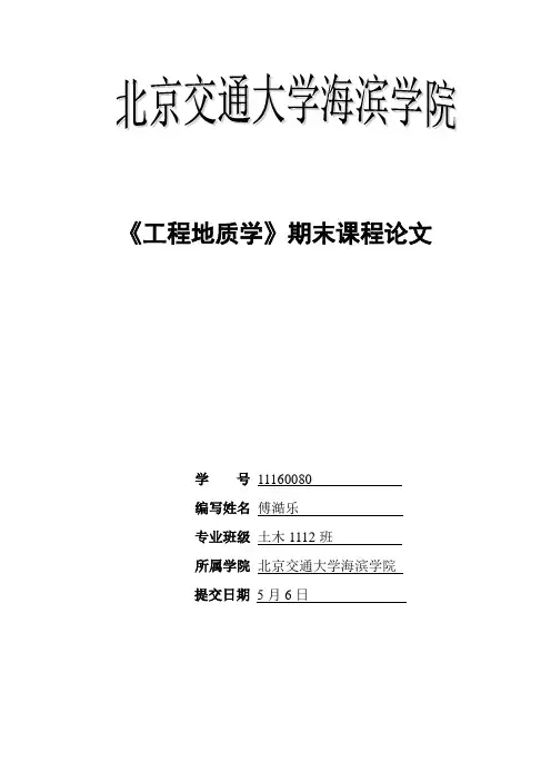 泥石流的成因与防治措施论文【范本模板】