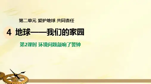 4-2环境问题敲响了警钟 课件