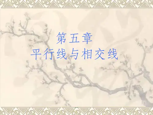 初一数学《平行线与相交线》PPT课件