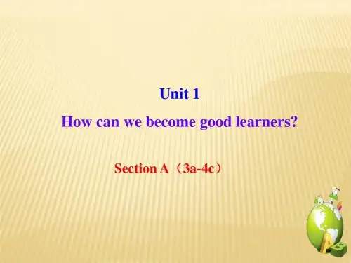 人教九年级全册unit1Section A(3a-4c)(共25张PPT)