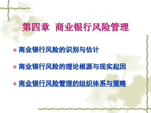 金融风险管理四ppt课件