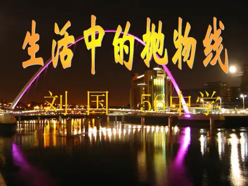 数学生活中的抛物线