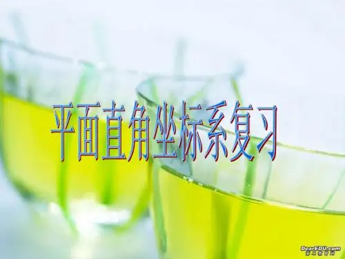 第六章平面直角坐标系期末复习课件PPT