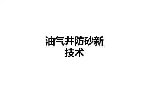 油气井防砂新技术PPT课件
