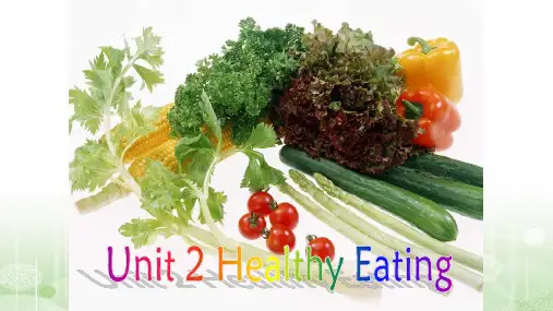 新人教版高中英语必修三Unit2healthyeating-warmingupandreading