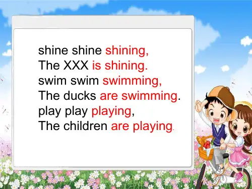 外研版Module3Unit2Thecowsaredrinkingwater.课件(1)