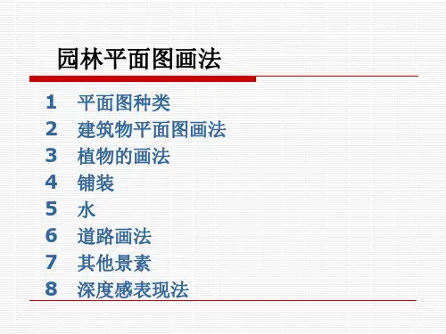 园林平面图画法