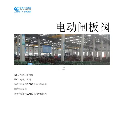 电动闸板阀