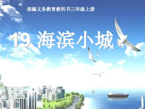 人教部编版三年级上册语文课件：19 海滨小城(共44张ppt