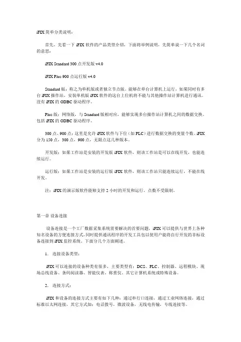 iFIX简单分类说明