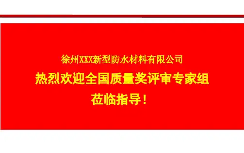 2020年全国质量奖现场汇报材料——各地工厂_8023
