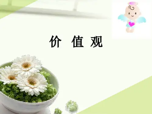 跨文化交际--价值观