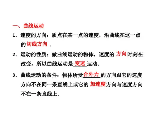 运动的合成与分解