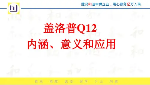 盖洛普Q12解读