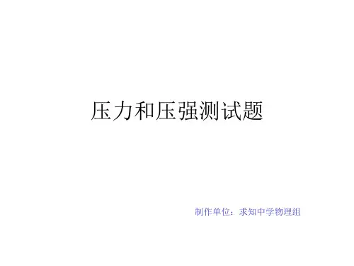 压强复习PPT课件
