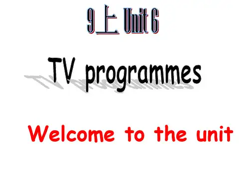 江苏省永丰初级中学九年级英语上册 Unit 6 Welcome to the unit 课件