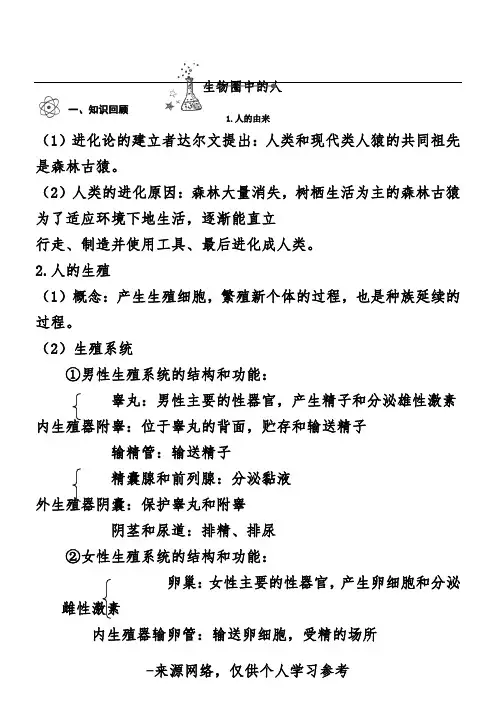 生物圈中的人