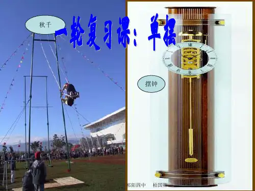 高三物理一轮复习-----单摆课件