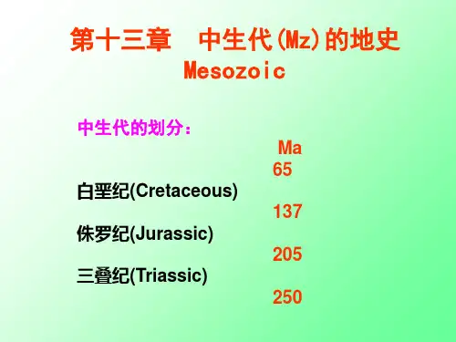 古生物地史学13ppt课件