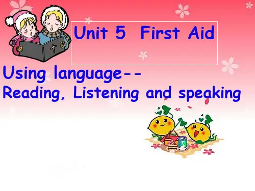 人教版高二英语必修五Unit5第二篇阅读Using language课件(共25张)