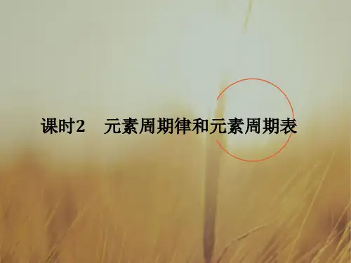 最新-2021版高考化学浙江课件专题5课时2元素周期律和元素周期表 精品