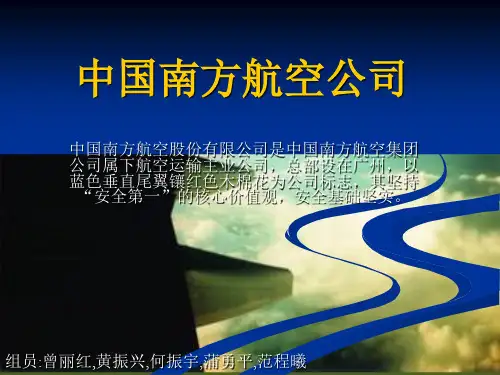 中国南方航空公司财务报表分析