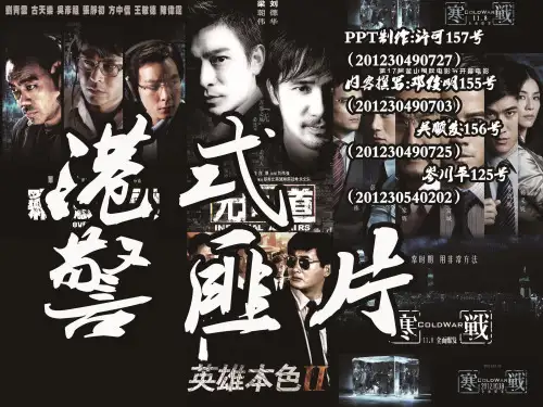 电影音乐鉴赏之港式警匪片