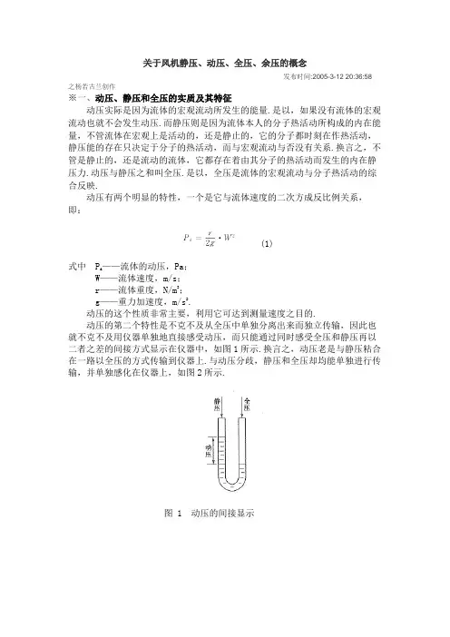 风机的动压静压与全压.4