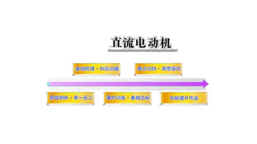 北师大版九年级物理全一册：14.6 直流电动机  课件(共44张PPT)