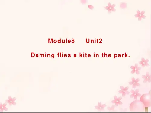 三年级英语下册课件-Module 8 Unit 2 Daming flies a kite in the park136-外研版（三起）