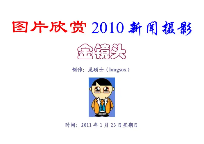 图片欣赏：2010新闻摄影金镜头奖