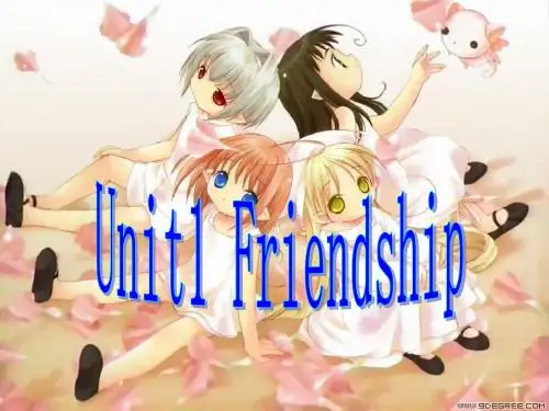 英语：Unit1《Friendship》课件(4)(新人教版必修1)