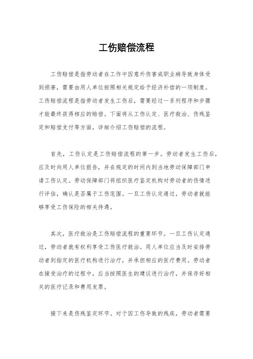工伤赔偿流程